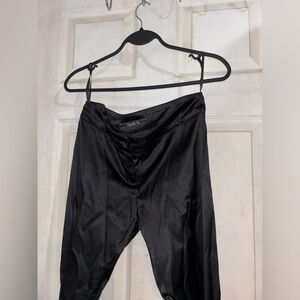 STUDIO F Silk low-waist pants